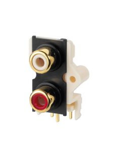 T-720G, NYÁK-ba ültethető RCA aljzatok - Kábel, csatl./Csatlakozó/RCA csatlakozó