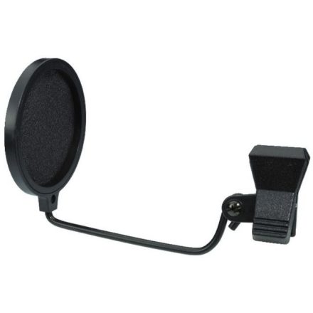 WS-100, mikrofon pop-filter - Mikrofon/Mikrofon tartozék/Szélzsák, szélfogó, popfilter, szivacs