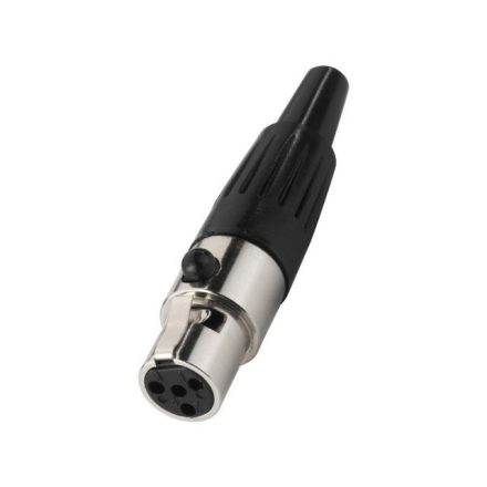 XLR-407/J, 4-pólusú mini XLR csatlakozók - Kábel, csatl./Csatlakozó/XLR csatlakozó