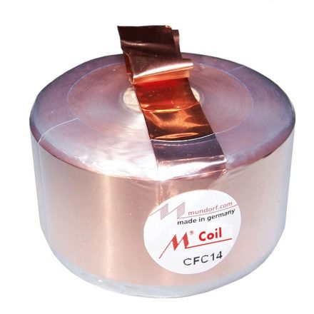 CFC14-0,10 | 0,10 mH | 0,07 Ω | 2% | 14 AWG | MCoil Foil crossover coil