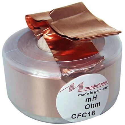 CFC16-2,70 | 2,70 mH | 0,65 Ω | 2% | 16,5 AWG | MCoil Foil crossover coil