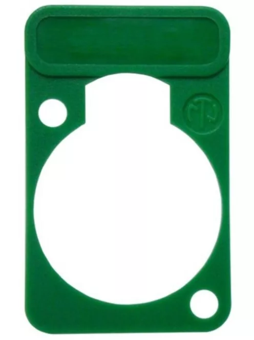 Neutrik DSS felirati tábla D szériás beépíthető csatlakozóhoz, kék