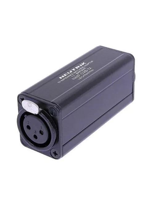 Neutrik NA2FD2BTX átalakító 3 pólusú XLR mama-RCA aljzat, piros, illesztő trafóval, 1:1/200 Ohm