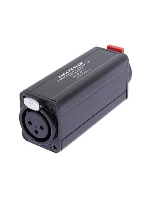 NA2FJTX átalakító 3 pólusú XLR mama-jack aljzat, illesztő trafóval, 1:1/200 Ohm - Kábel, csatl.