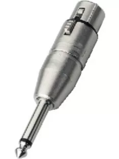 Neutrik NA2FP átalakító 3 pólusú XLR aljzat-mono jack