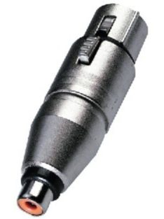   Neutrik NA2FPMF átalakító 3 pólusú XLR aljzat-RCA aljzat