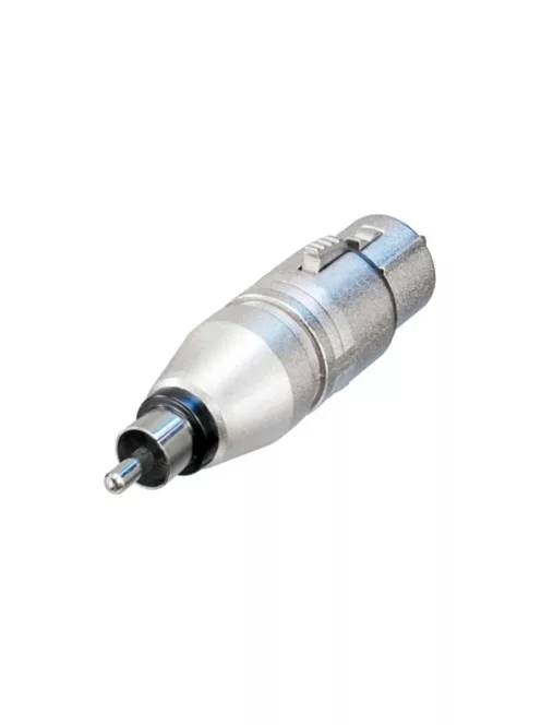 Neutrik NA2FPMM átalakító 3 pólusú XLR aljzat-RCA dugó