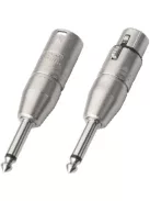 Neutrik NA2FP átalakító 3 pólusú XLR aljzat-mono jack