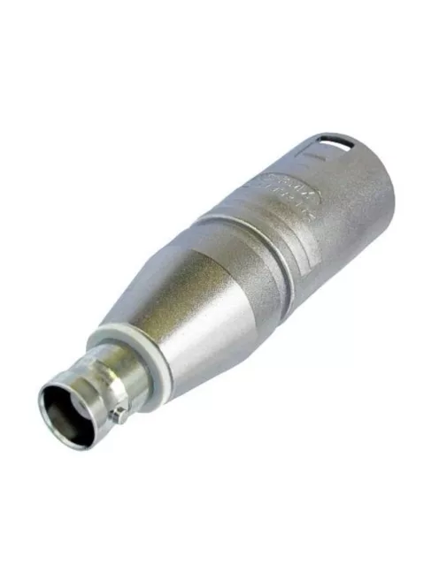 Neutrik NA2MBNC átalakító 3 pólusú XLR dugó-BNC aljzat