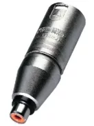 Neutrik NA2MPMF átalakító 3 pólusú XLR dugó-RCA aljzat
