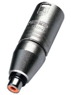 Neutrik NA2MPMF átalakító 3 pólusú XLR dugó-RCA aljzat