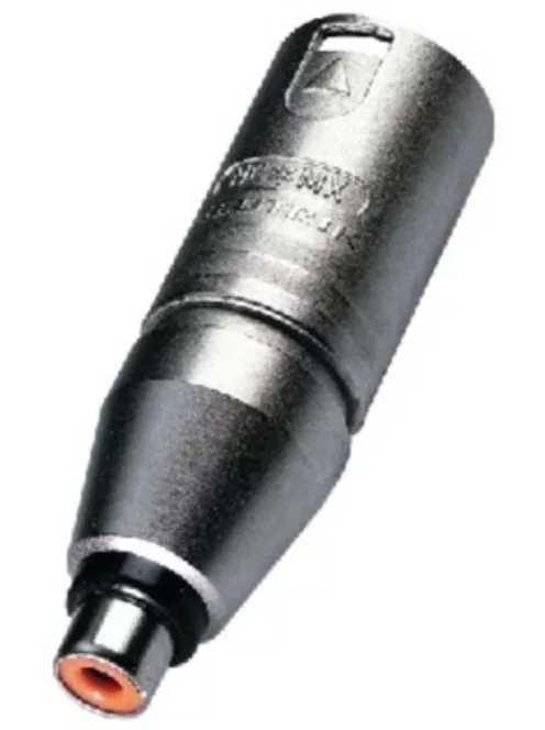 Neutrik NA2MPMF átalakító 3 pólusú XLR dugó-RCA aljzat