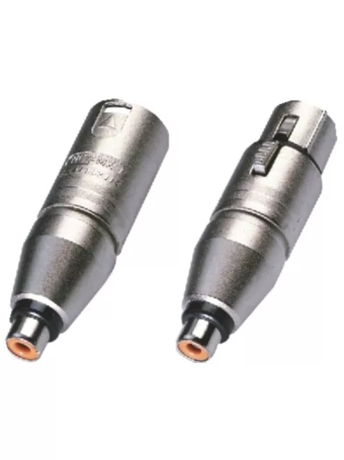 Neutrik NA2MPMF átalakító 3 pólusú XLR dugó-RCA aljzat