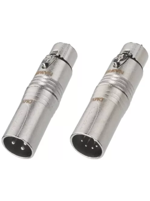 Neutrik NA3F5M átalakító 3 pólusú XLR aljzat-5 pólusú XLR dugó DMX