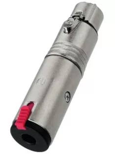   Neutrik NA3FJ átalakító 3 pólusú XLR aljzat-sztereó 6,3-as aljzat