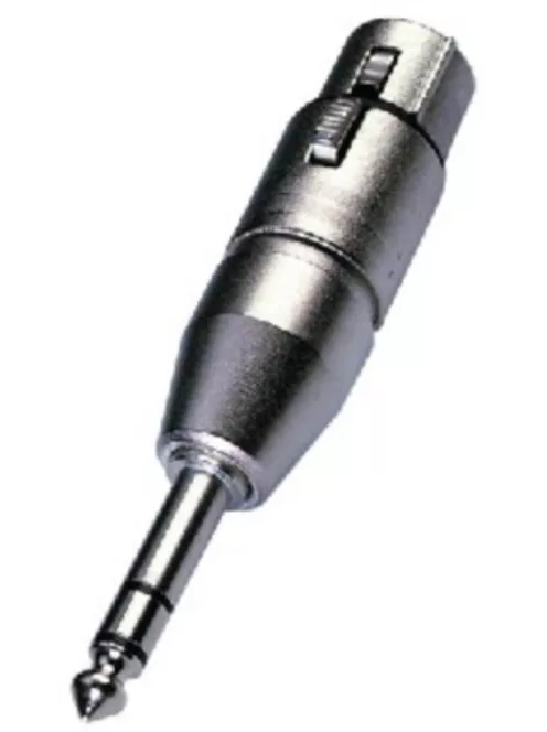 Neutrik NA3FP átalakító 3 pólusú XLR aljzat-sztereó 6,3-as dugó