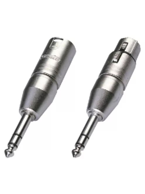 Neutrik NA3FP átalakító 3 pólusú XLR aljzat-sztereó 6,3-as dugó