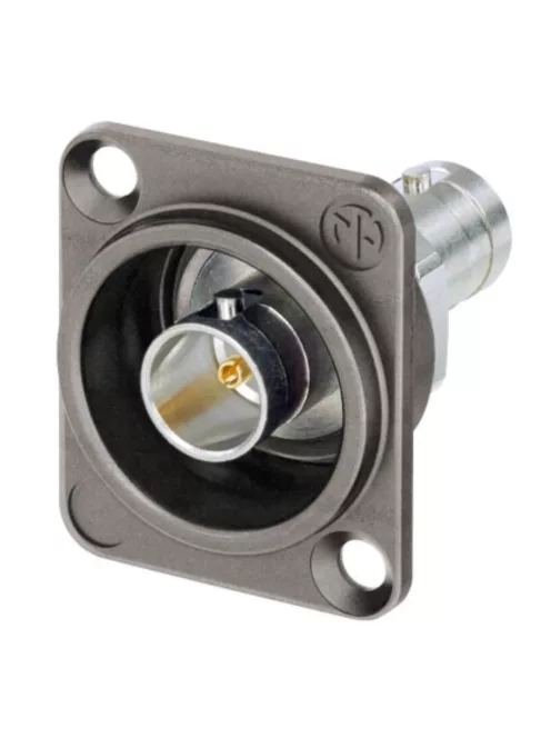 Neutrik NBB75DFGX Bulkhead UHD BNC – beépíthető átvezető, D házzal