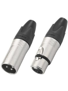 NC3FXX 3 pólusú XLR aljzat egyenes, lengő - Kábel, csatl./Csatlakozó/XLR csatlakozó