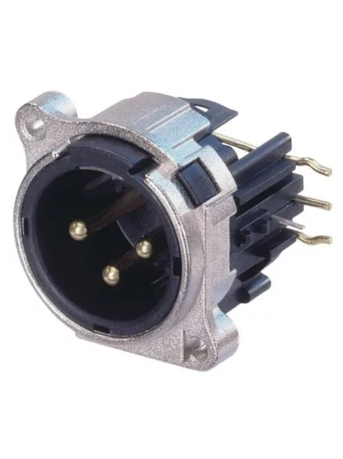 Neutrik NC3MBHR 3 pólusú XLR dugó jobb oldali nyákhoz