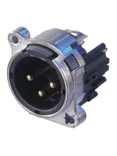 Neutrik NC3MBV 3 pólusú XLR dugó függőleges nyákhoz