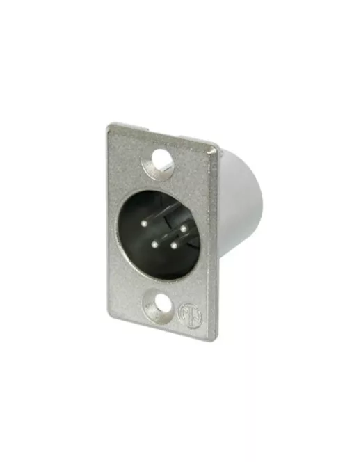 Neutrik NC4MP 4 pólusú XLR dugó ezüstözött érintkező,