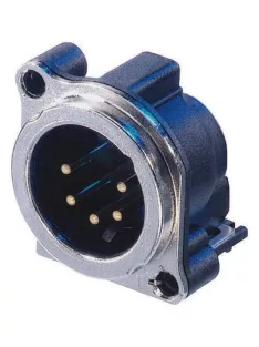 Neutrik NC5MBV 5 pólusú XLR dugó függőleges nyákhoz