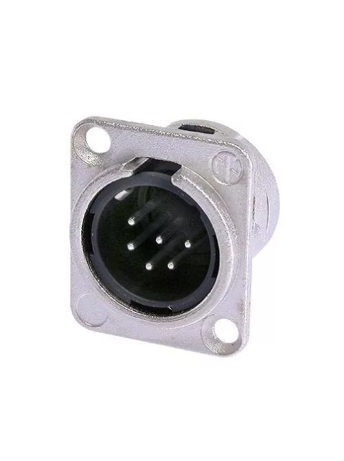Neutrik NC6MDL1 6 pólusú XLR dugó ezüstözött érintkező,