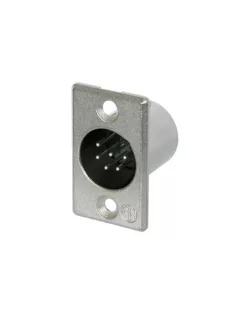   Neutrik NC6MP 6 pólusú XLR dugó ezüstözött érintkező,