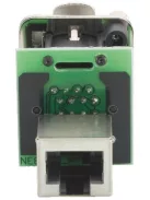 NE8FDP EtherCon D-sorozatú nikkel ház, RJ45 háttérrel - Kábel, csatl./Csatlakozó/Egyéb csatlako