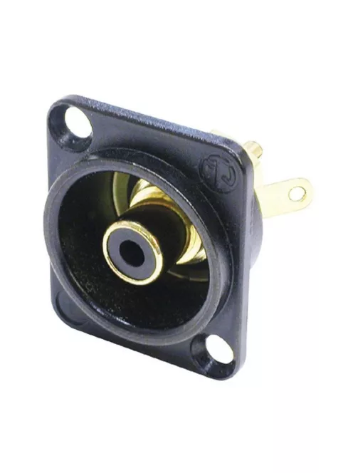 Neutrik NF2DB9 RCA aljzat fekete D házzal fehér