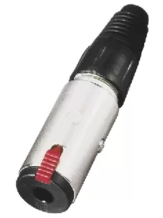 Neutrik NJ3FC6 6,3-as sztereó aljzat lengő, reteszes