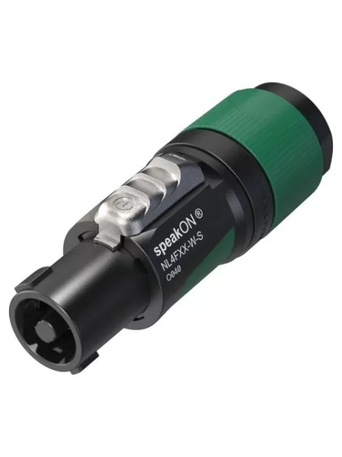 Neutrik NL4FXX-W-S speakON lengő hangfal csatlakozó, 4-pólusú, (6-12 mm átmérőjű kábelekhez)
