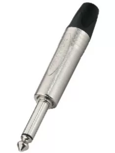 Neutrik NP2X 6,3-as monó jack dugó fényes házzal