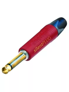   Neutrik NP2CAUSILENT 6,3-as monó jack dugó kapcsolós, kattanás mentesen csatlakoztatható élő rendszerekhez