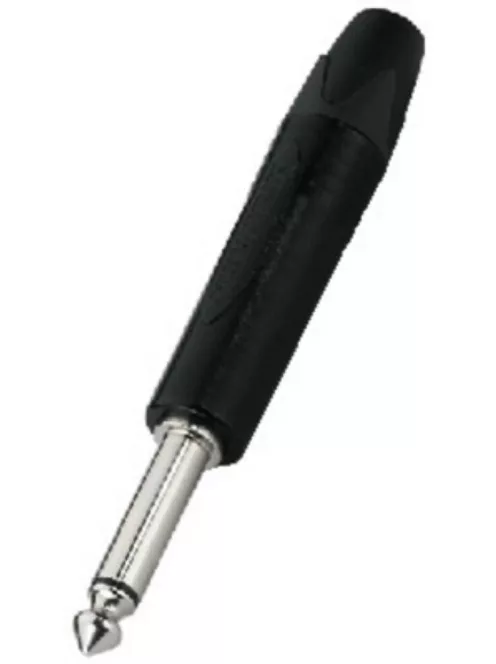 Neutrik NP2XBAG 6,3-as monó jack dugó fekete házzal