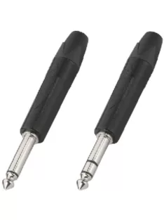 Neutrik NP2XBAG 6,3-as monó jack dugó fekete házzal