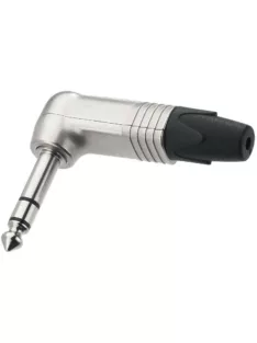   Neutrik NP3RX 6,3-as sztereó jack dugó pipa alakú, fényes házzal