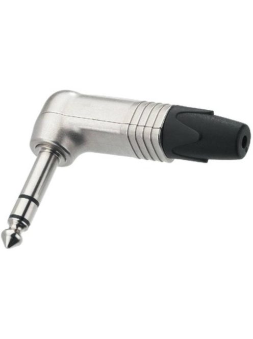 Neutrik NP3RX 6,3-as sztereó jack dugó pipa alakú, fényes házzal