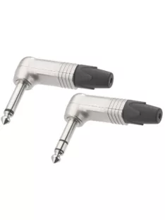   Neutrik NP3RX 6,3-as sztereó jack dugó pipa alakú, fényes házzal