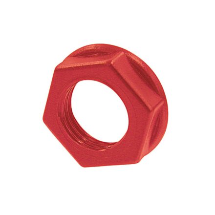 NRJNUTR rögzítő csavar műanyag hatlapfejű, piros, 100 darab/csomag - Kábel, csatl./Csatlakozó/E