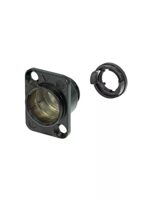 RP81 Neutricon beépíthető fekete ház, 90 fokba rendezett illesztő csapokkal - Kábel, csatl./Csa