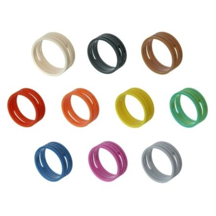XXR0 színes gyűrű NC*XX szériához, fekete - Kábel, csatl./Csatlakozó/Kiegészítők csatlakozókhoz