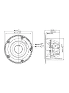 NE123W-08 4" Full Range Woofer