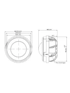 OX20SC00-04 3/4" Fabric Dome Tweeter