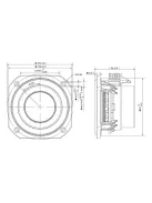 PLS-P830983 2" Full Range Woofer