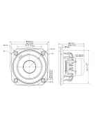 PLS-P830986 3" Full Range Woofer