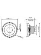 XXLS-P835017 12" Aluminum Cone XXLS Subwoofer