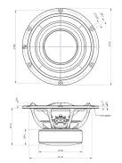 6.5W04-NFA-01 - Purifi Ultra Low Distortion Woofer 6.5" 4Ω
