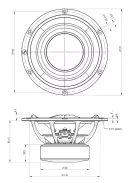 6.5W08-NFA-01 - Purifi Ultra Low Distortion Woofer 6.5" 8Ω